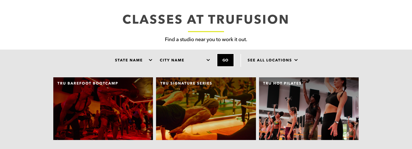 TruFusion website as shipped, archived capture